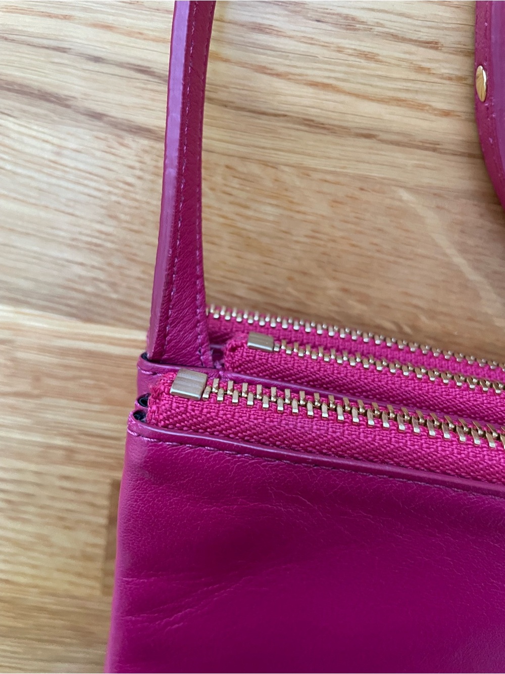 Celine Trio Small Pink Leather Crossbody Bag - Picture 11 of 16